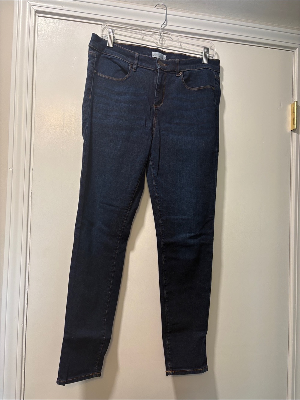 LOFT Dark Indigo Skinny Jeans